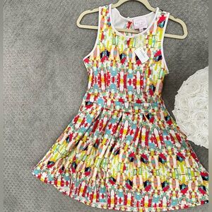 Romeo and Juliet Couture Flare Multicolor Dress